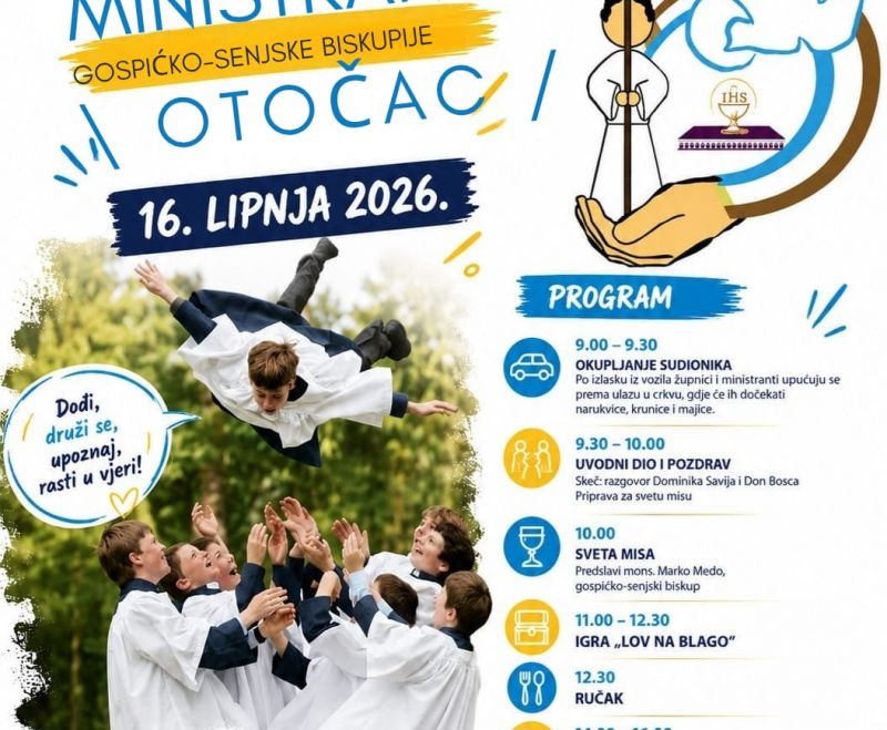 Biskupijski susret ministranata Otočac 2026. Biskupijski susret ministranata Otočac 2026.